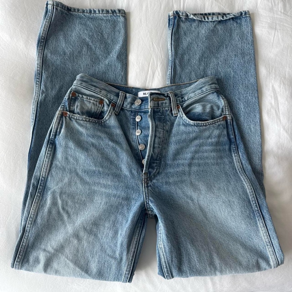 Redone 90s high rise loose jeans